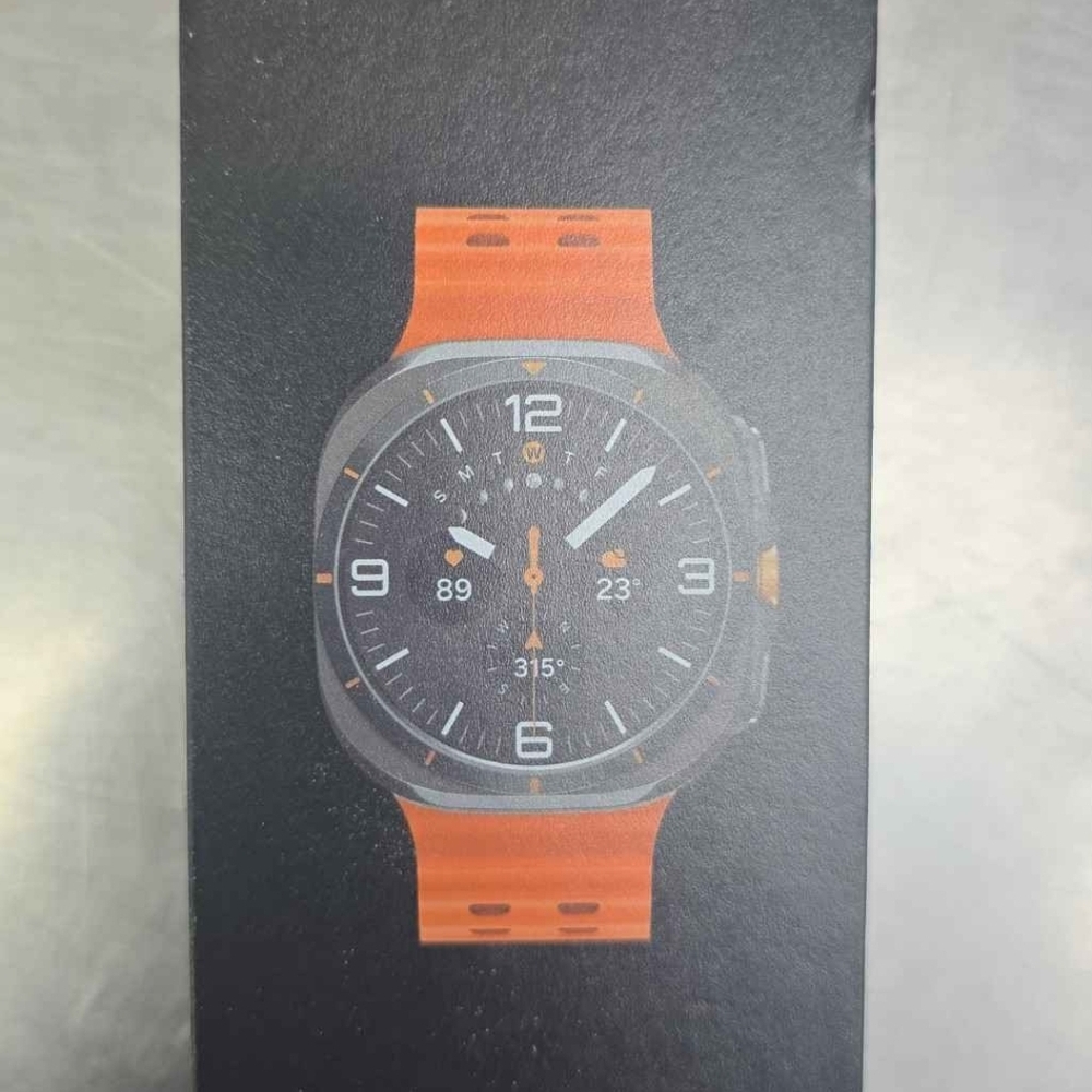 Samsung Smartwatch with Orange Band